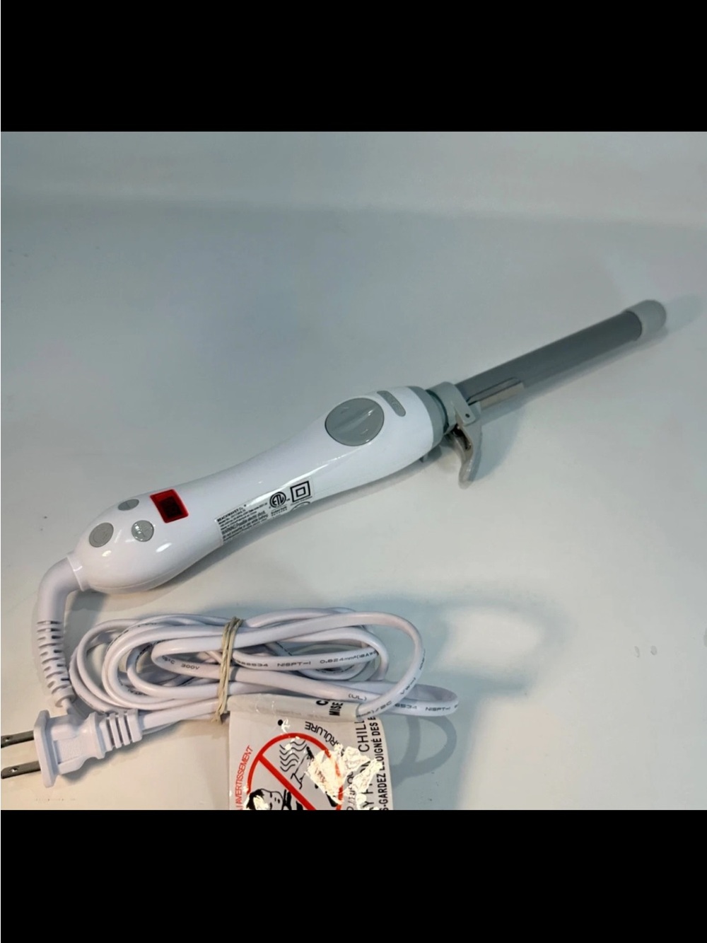Beachwaver S.75 Rotating Curling Iron - White 3/4” - DV1139/S 75 - Works-tested